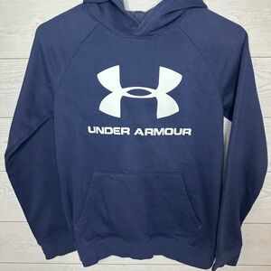 Under Armour Dark Blue ColdGear Youth Hoodie